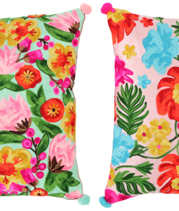 7792 HOUSSE DE COUSSIN FLORA 40X40 2P